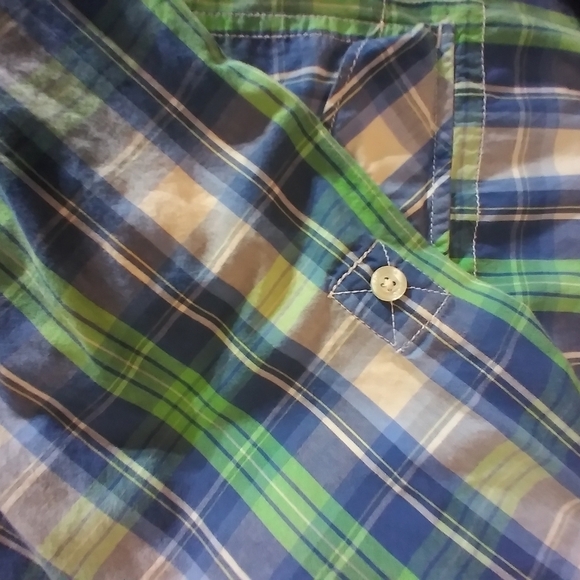 3/$15 PD&C mens button down shirt plaid XL - Picture 7 of 10
